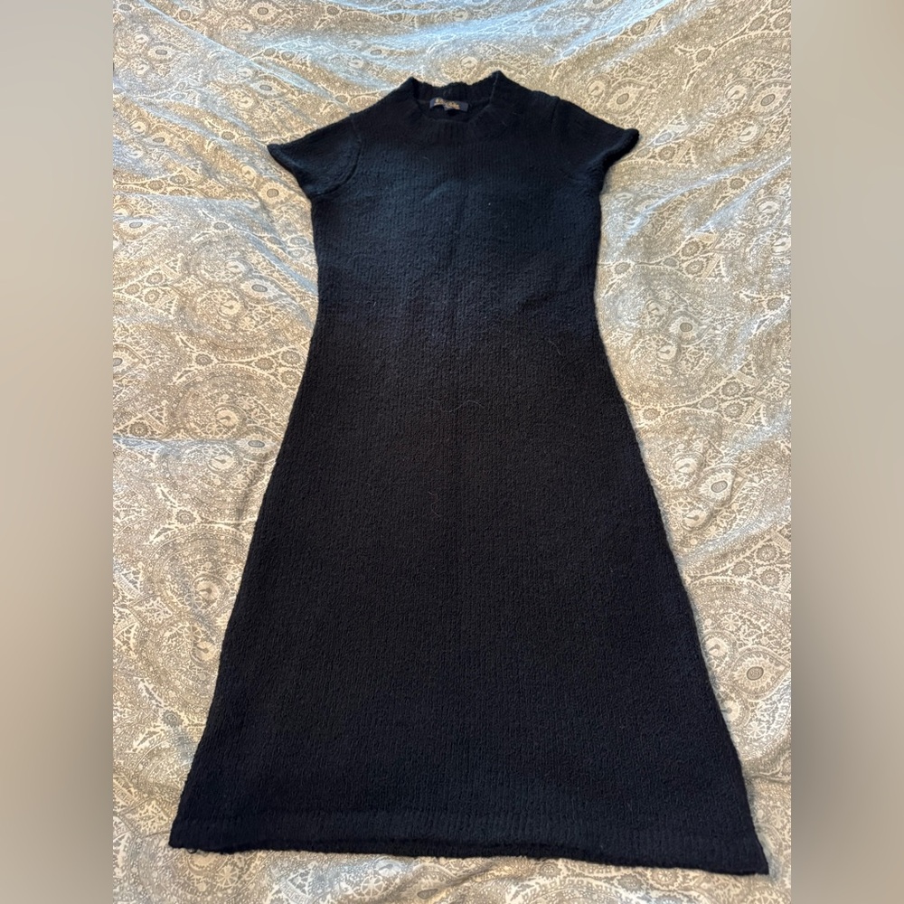 Black sweater dress